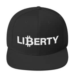 Bitcoin For Liberty - Snapback Hat - Black