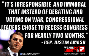Justin Amash Congress Vote On War Syria ISIS Obama