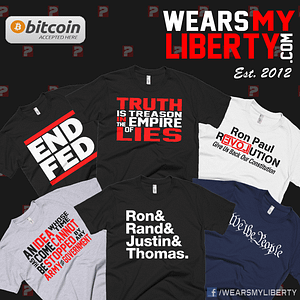 WearsMyLiberty Liberty Ron Paul Shirts Libertarian Rand Paul Justin Amash