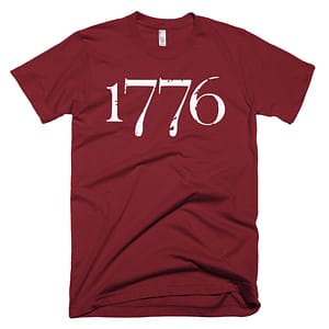 1776 Independence Liberty T-Shirt - Cranberry