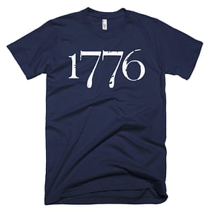 1776 Independence Liberty T-Shirt - Navy