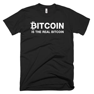 Bitcoin Is The Real Bitcoin - Black