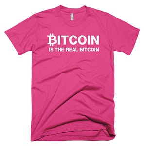 Bitcoin Is The Real Bitcoin - Fuchsia