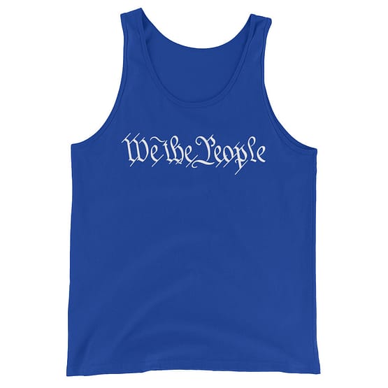 We_The_People_Tank_Top - Blue