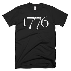 1776 Independence Liberty T-Shirt - Black