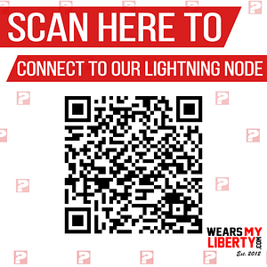 WearsMyLiberty Lightning Network Node - Scan Here To Connect