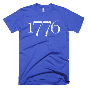 1776 Independence Liberty T-Shirt - Blue