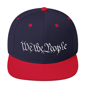 "We The People" Embroidered Snapback Hat