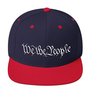 We The People Snackback Hat - Navy/Red