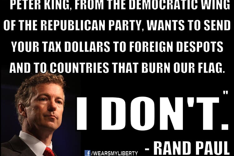 Rand Paul Fires Back At Peter King
